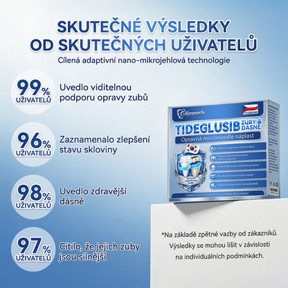 𝑮𝒍𝒊𝒎𝒎𝒆𝒓𝒍𝒚®🦷  𝑻𝒊𝒅𝒆𝒈𝒍𝒖𝒔𝒊𝒃 𝑴𝒊𝒄𝒓𝒐𝒏𝒆𝒆𝒅𝒍𝒆 𝑷𝒂𝒕𝒄𝒉 𝒏𝒂 𝒐𝒑𝒓𝒂𝒗𝒖 𝒛𝒖𝒃ů 𝒂 𝒅á𝒔𝒏í | Pokročilé náplasti pro aktivaci kmenových buněk zubů 👩‍⚕️ (Obnova zubní skloviny a dentinu • Posílení dásní • Odstranění zubního kamene a zápachu • Zastavení citlivosti zubů)💎