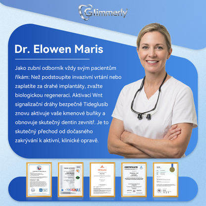 𝑮𝒍𝒊𝒎𝒎𝒆𝒓𝒍𝒚®🦷  𝑻𝒊𝒅𝒆𝒈𝒍𝒖𝒔𝒊𝒃 𝑴𝒊𝒄𝒓𝒐𝒏𝒆𝒆𝒅𝒍𝒆 𝑷𝒂𝒕𝒄𝒉 𝒏𝒂 𝒐𝒑𝒓𝒂𝒗𝒖 𝒛𝒖𝒃ů 𝒂 𝒅á𝒔𝒏í | Pokročilé náplasti pro aktivaci kmenových buněk zubů 👩‍⚕️ (Obnova zubní skloviny a dentinu • Posílení dásní • Odstranění zubního kamene a zápachu • Zastavení citlivosti zubů)💎