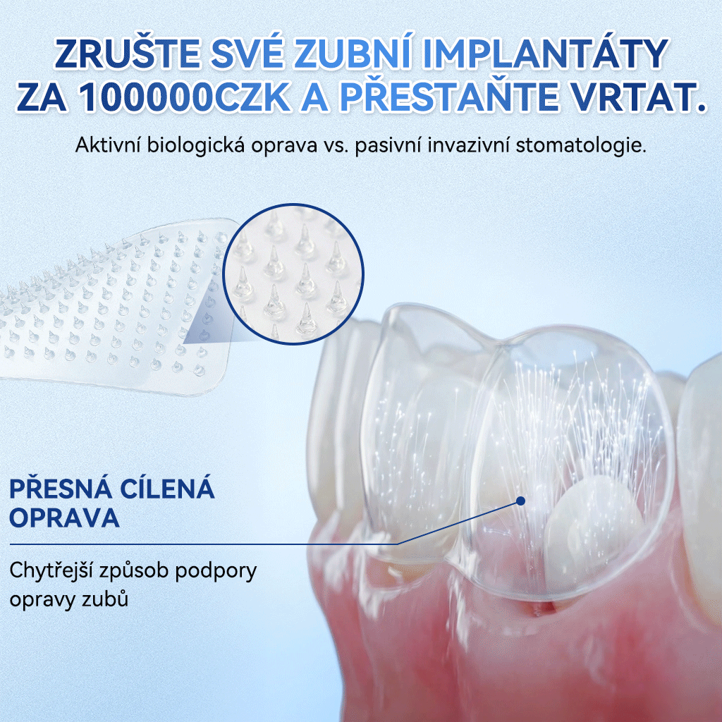 𝑮𝒍𝒊𝒎𝒎𝒆𝒓𝒍𝒚®🦷  𝑻𝒊𝒅𝒆𝒈𝒍𝒖𝒔𝒊𝒃 𝑴𝒊𝒄𝒓𝒐𝒏𝒆𝒆𝒅𝒍𝒆 𝑷𝒂𝒕𝒄𝒉 𝒏𝒂 𝒐𝒑𝒓𝒂𝒗𝒖 𝒛𝒖𝒃ů 𝒂 𝒅á𝒔𝒏í | Pokročilé náplasti pro aktivaci kmenových buněk zubů 👩‍⚕️ (Obnova zubní skloviny a dentinu • Posílení dásní • Odstranění zubního kamene a zápachu • Zastavení citlivosti zubů)💎