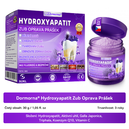 𝑫𝒐𝒓𝒎𝒐𝒓𝒏𝒂® Hydroxyapatit Zub Oprava Prášek✅Účinně léčí zubní kaz, problémy s dásněmi, citlivé zuby, afty a žluté zuby, zároveň zlepšuje celkové ústní zdraví.💎
