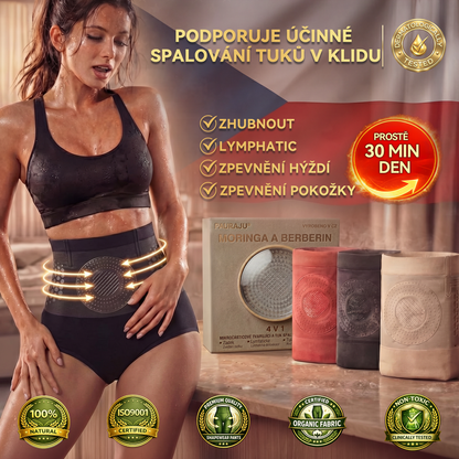 【Časově omezená akce –80%🎁】𝑷𝑨𝑈𝑅𝑨𝑱𝑼® MORINGA A BERBERIN 4v1 MIROČÁSTICOVÉ TVARAJÍCÍ A TUK SPALUJÍCÍ KRÁTKÉ KALHOTY🌿