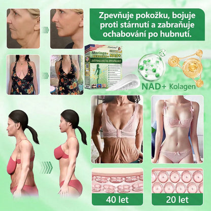 【Poslední den akce – sleva 80 %】✅ Florisma® Moringa + Berberin + NAD+ 2v1✨ Pokročilá náplast s nano-mikrojehličkami📦 7 náplastí v balení · zásoba na 1 týden