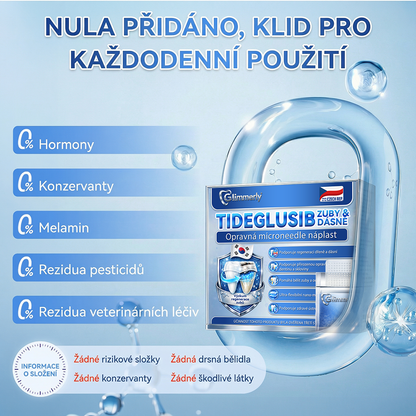 𝑮𝒍𝒊𝒎𝒎𝒆𝒓𝒍𝒚®🦷  𝑻𝒊𝒅𝒆𝒈𝒍𝒖𝒔𝒊𝒃 𝑴𝒊𝒄𝒓𝒐𝒏𝒆𝒆𝒅𝒍𝒆 𝑷𝒂𝒕𝒄𝒉 𝒏𝒂 𝒐𝒑𝒓𝒂𝒗𝒖 𝒛𝒖𝒃ů 𝒂 𝒅á𝒔𝒏í | Pokročilé náplasti pro aktivaci kmenových buněk zubů 👩‍⚕️ (Obnova zubní skloviny a dentinu • Posílení dásní • Odstranění zubního kamene a zápachu • Zastavení citlivosti zubů)💎